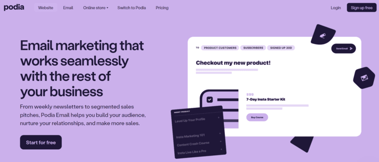 Podia email marketing email marketing tools