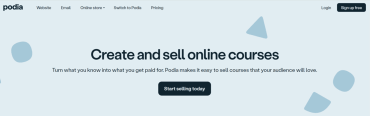 Podia online courses Online Course Platforms