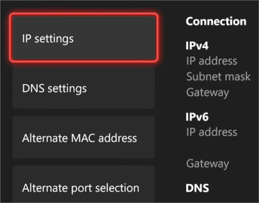 DNS Settings xbox