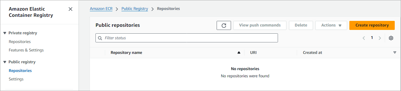 Create repository