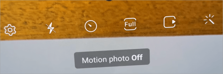 How to Turn off Motion Photo on Android