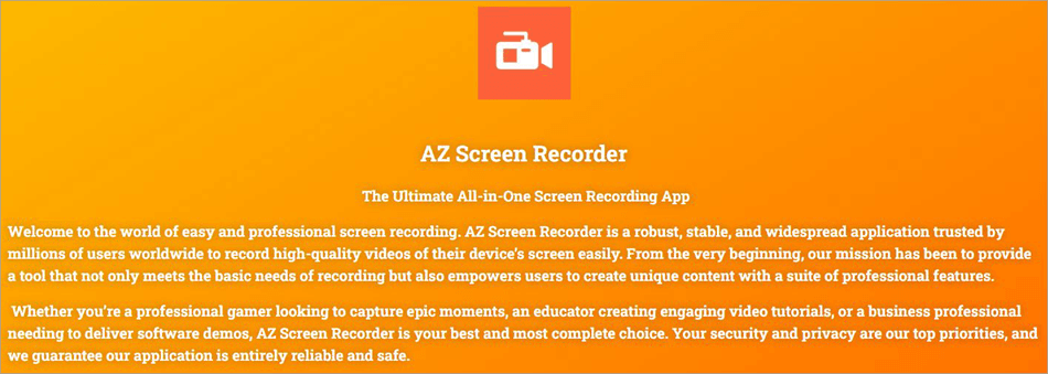 AZ Screen Recorder