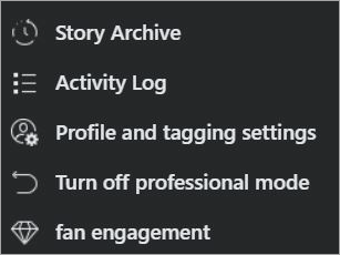 Activity log