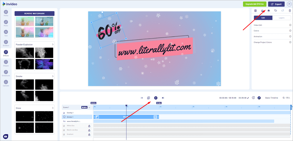 Add Special Effects Tools