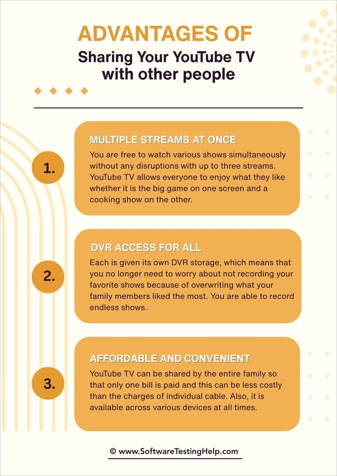 Advantages of Sharing Your YouTube TV with other people