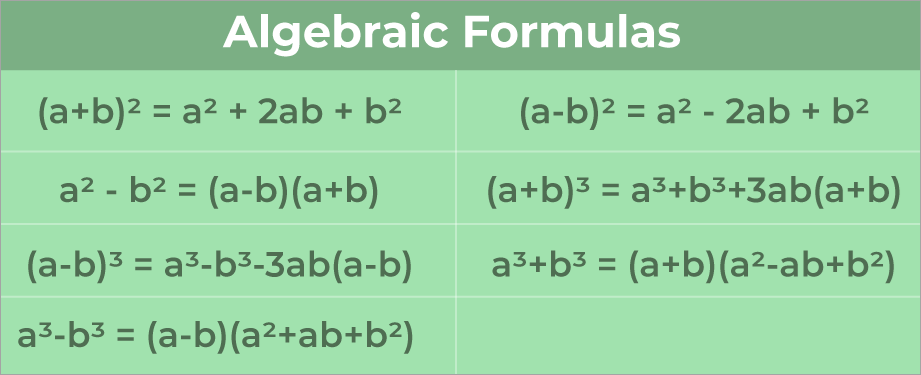 Algebraic Formula