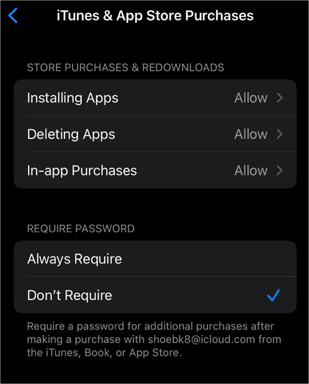 Allow installing apps