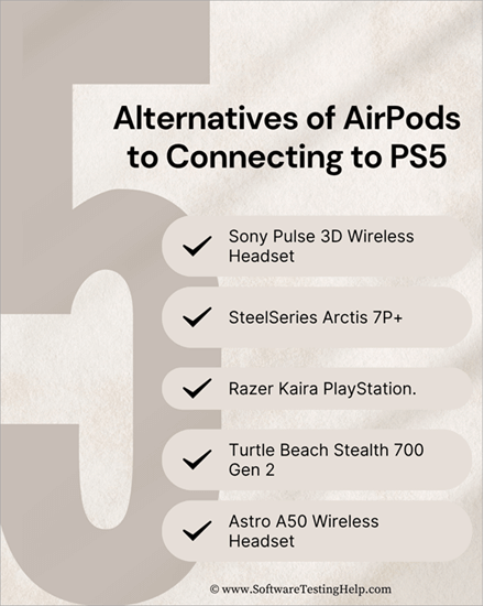 AirPods Alternatives for connecting to PS5