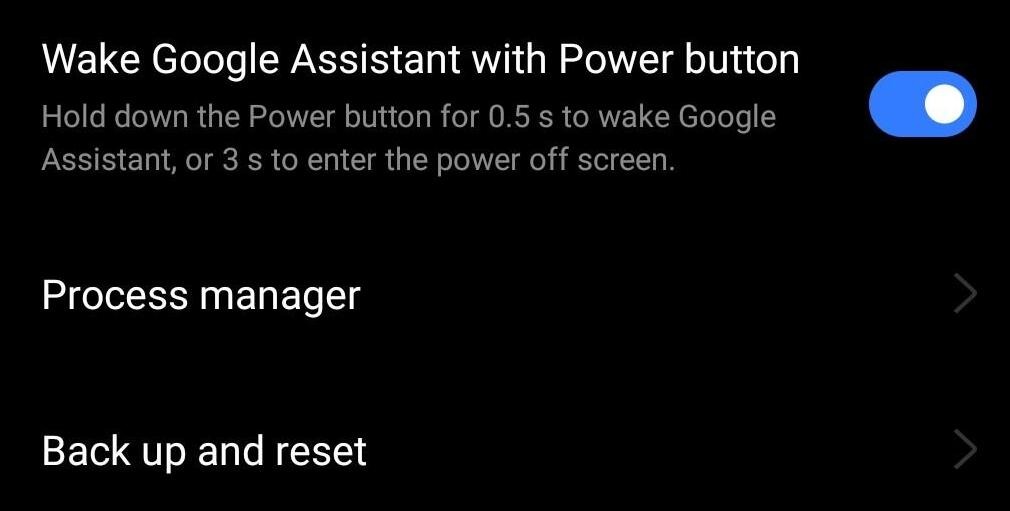 Android Settings