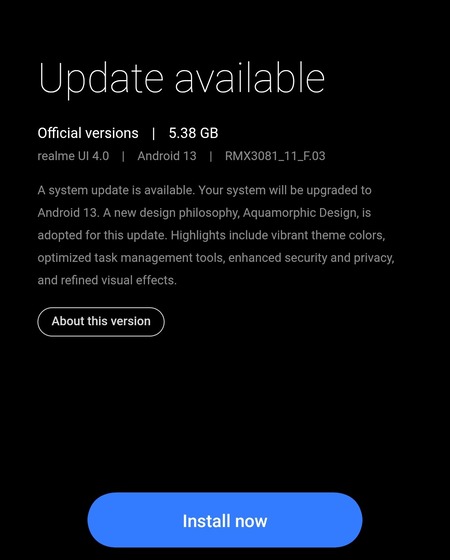 System Update