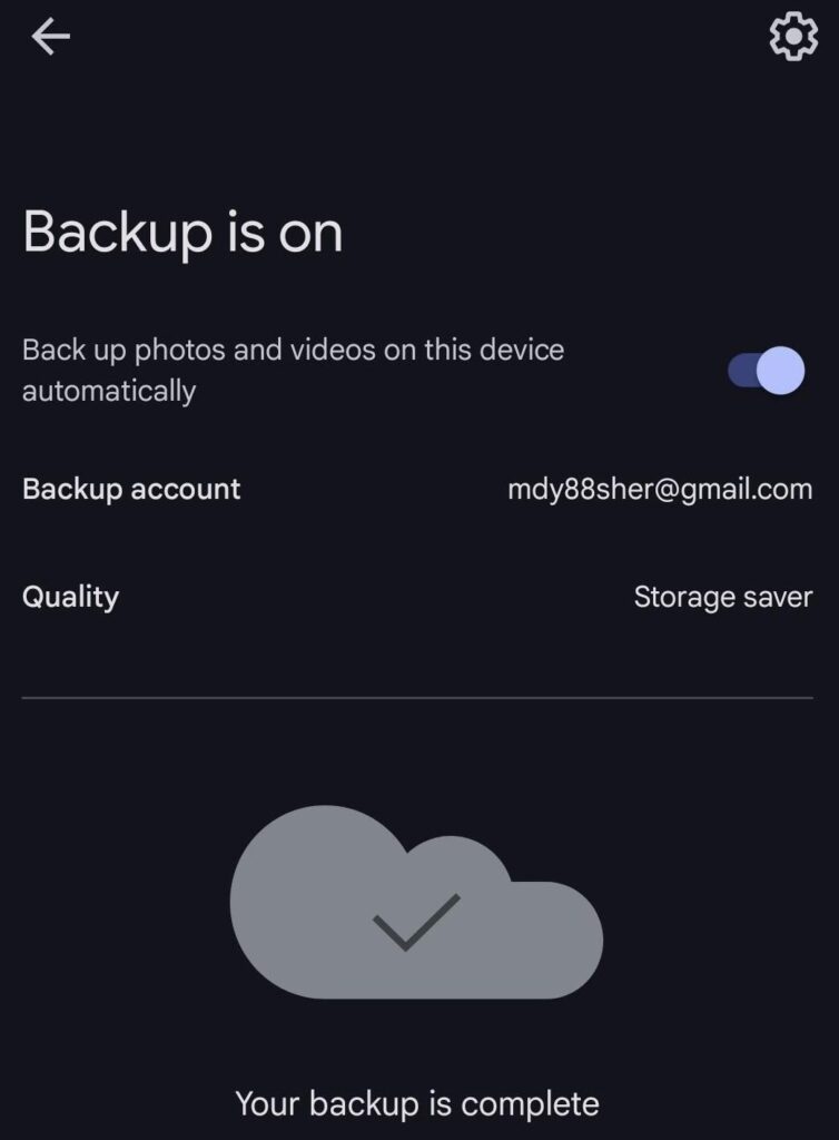 Android Turn On Backup