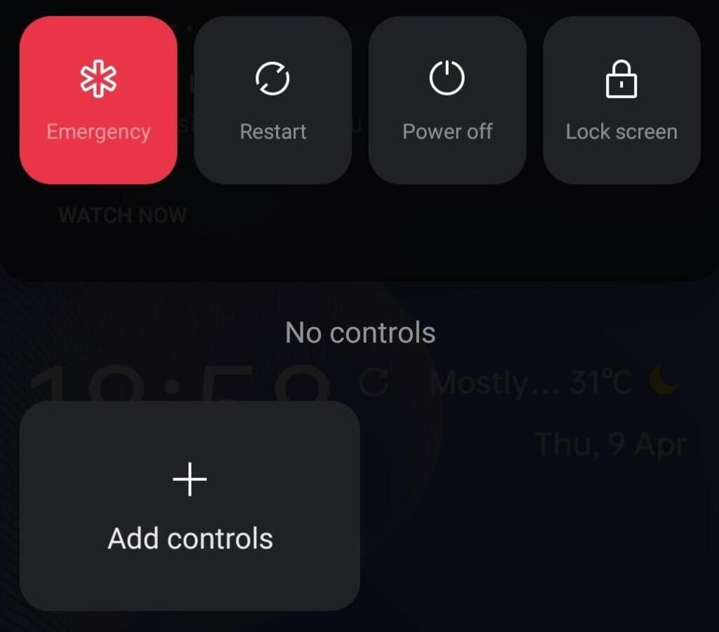 Android power button