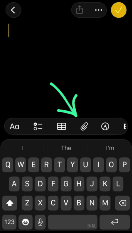 Attachments icon