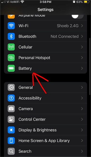 Battery option