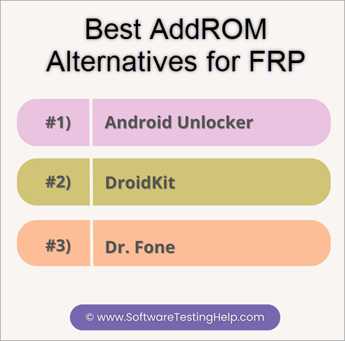 Best AddROM Alternatives for FRP Bypass