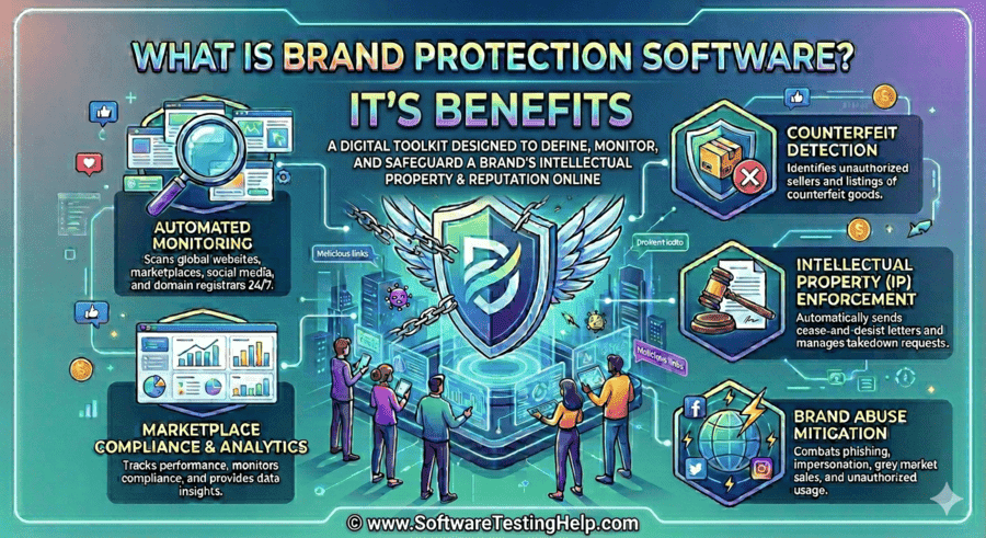 Brand Protection Software Infographic