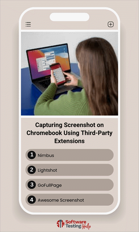 Capturing Screenshot on Chromebook Using Third-Party Extensions