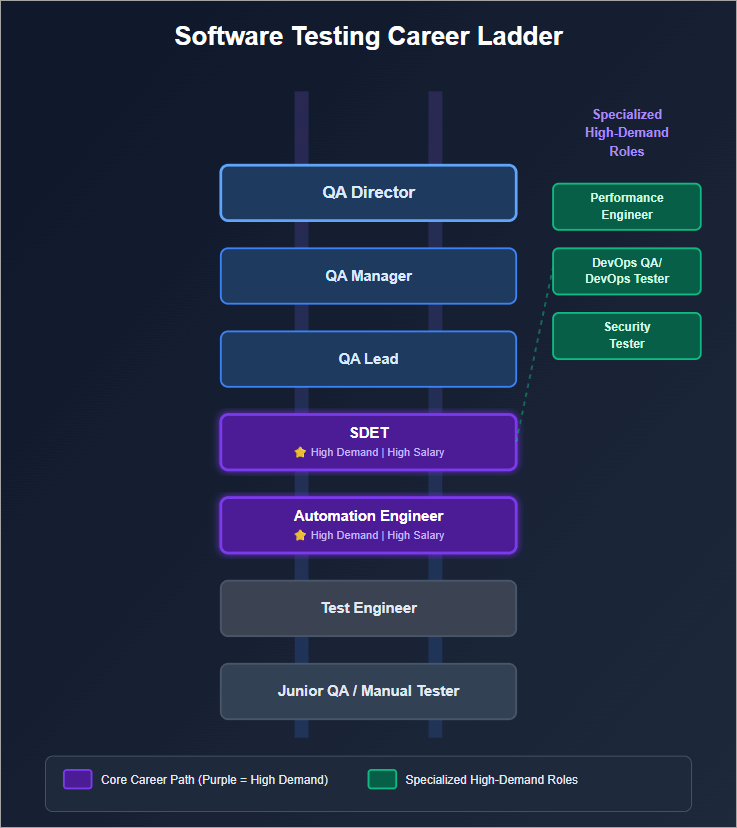 Career Ladder in Software Testing