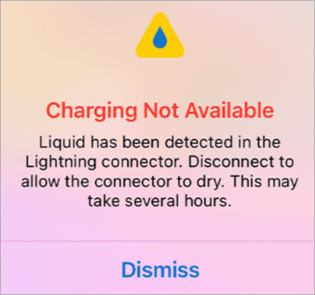 Charging not available