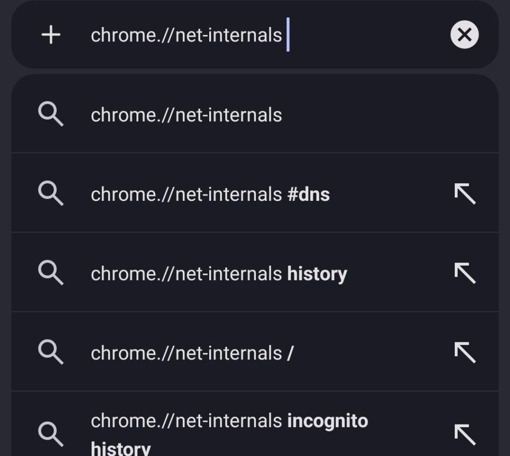 Clear DNS Cache