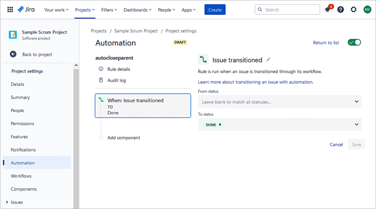 Jira Cloud Automation Rules And Integrations
