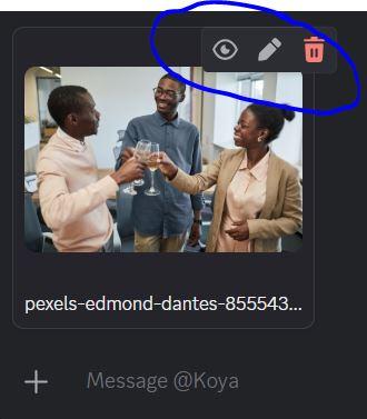 Click on + icon