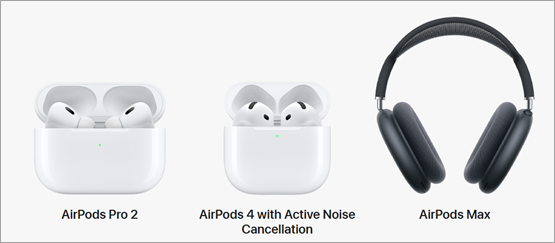 Compare Airpods