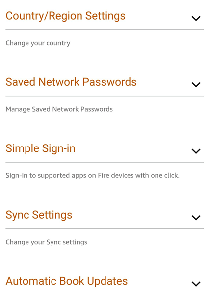 Country Region Settings
