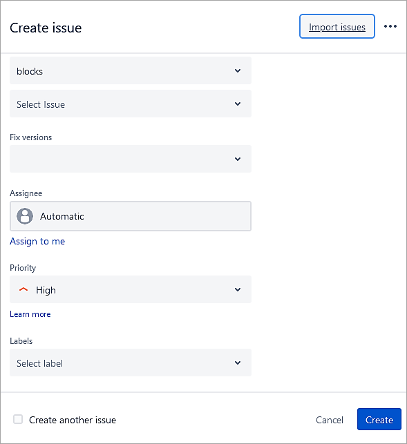 Create a Story and update the Priority to High1 Jira Cloud Automation