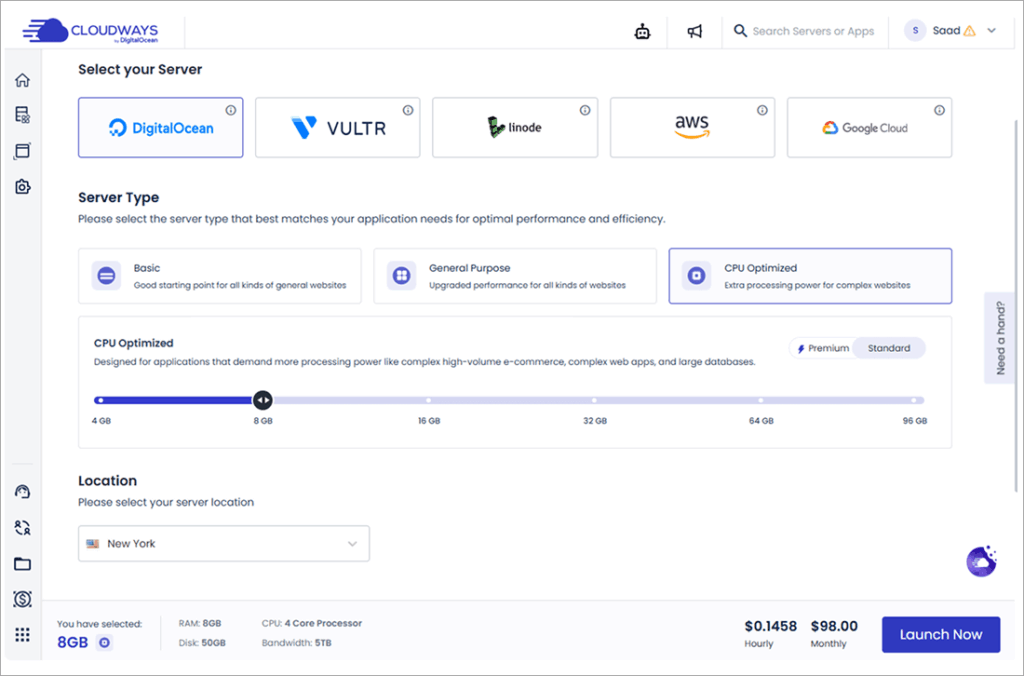 CPU-Optimized Server