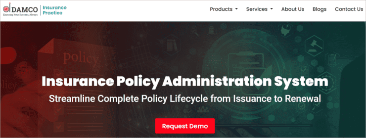 Damco insurance Policy Administration System