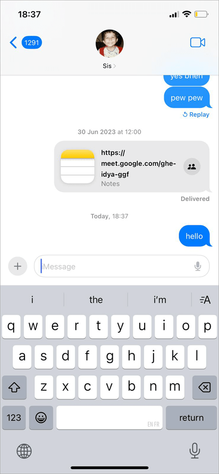 Delivered status not there