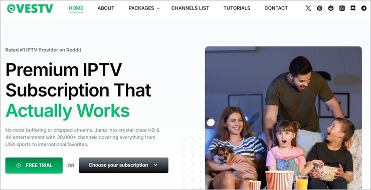 EVESTV IPTV iptv service