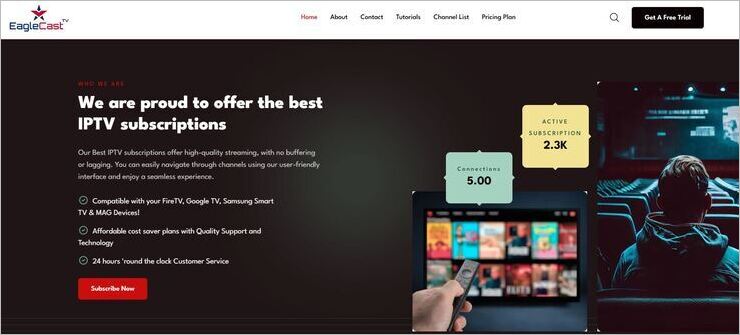 Eaglecast iptv service