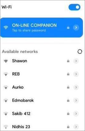 Find SSID on Android