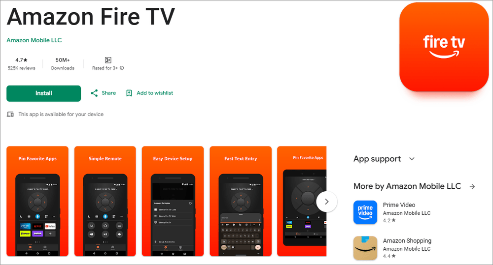 Fire TV App - Restoring Firestick