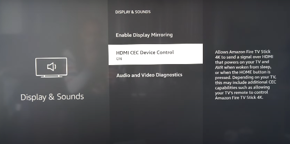 Fire TV - HDMI CSE Device control