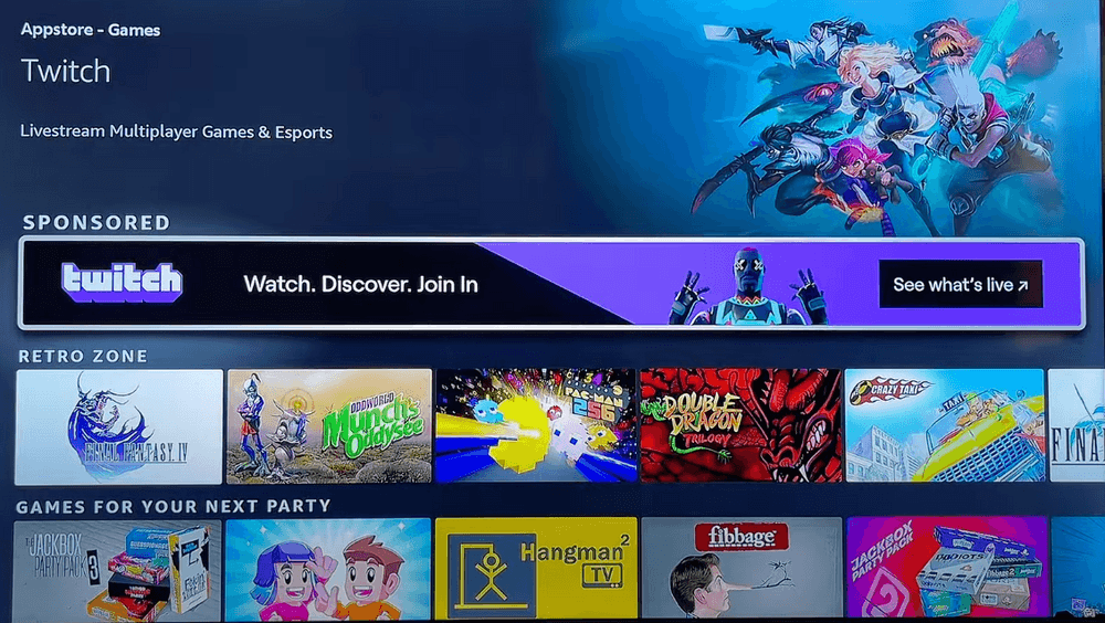 FireTV Restore the device preferences