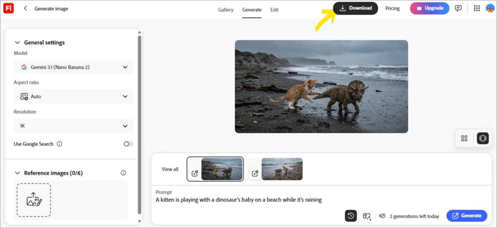 Firefly created image