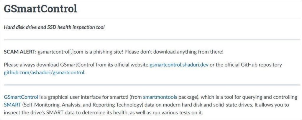 GSmartControl