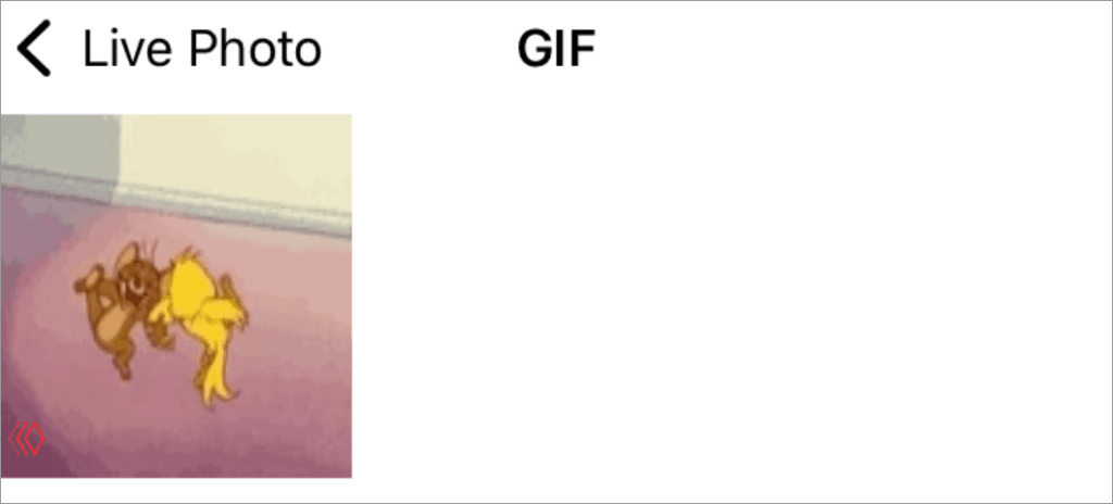 Gifive - tap on the GIF you want to convert