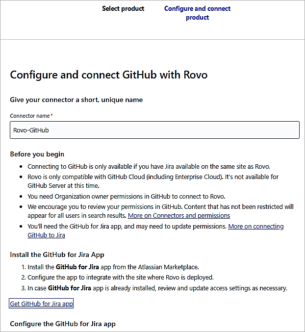 Github with Rovo