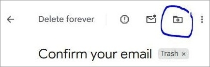 Gmail - confirm your email
