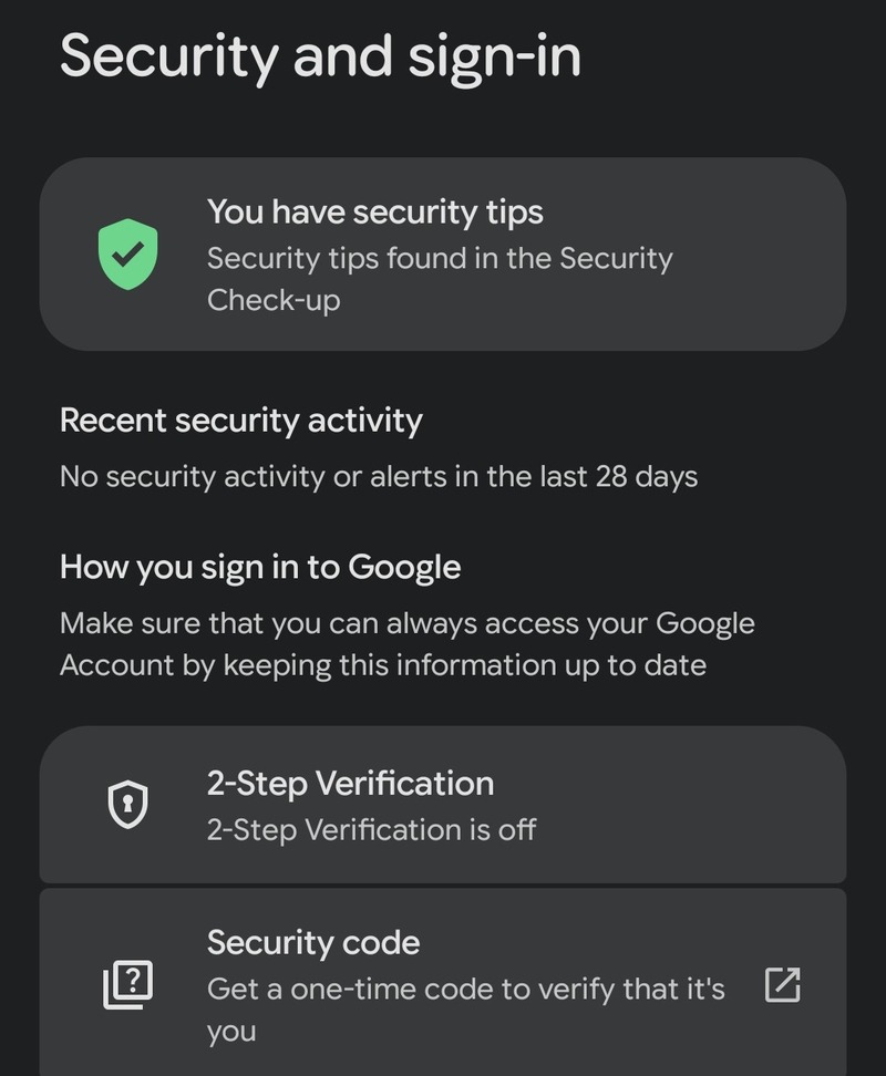 Google Authenticator - Security