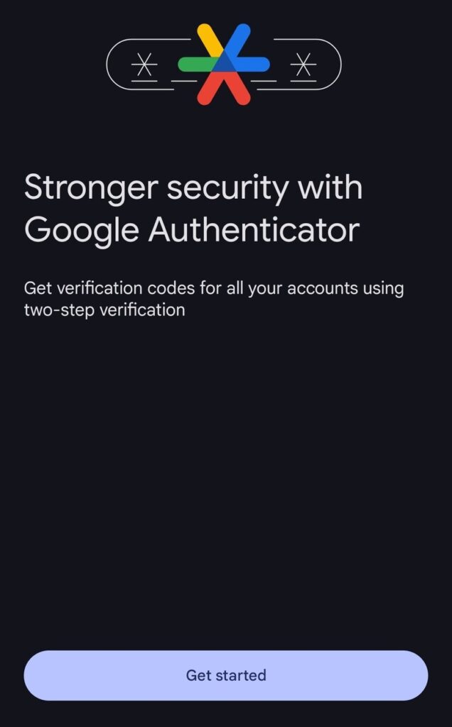 Google Authenticator - Stronger Security app