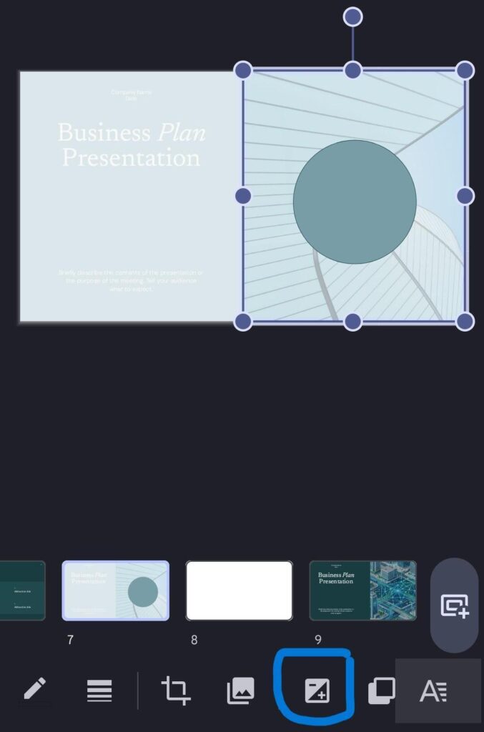Google slide edit slide option