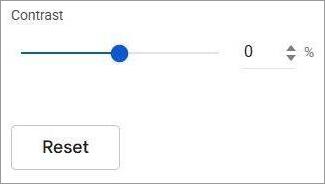 Google slide reset image transparency