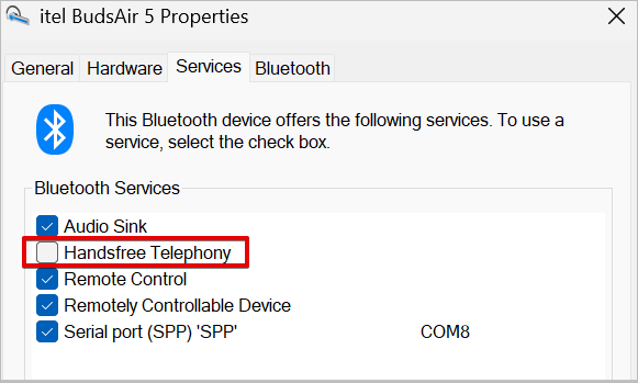 Handsfree Telephony