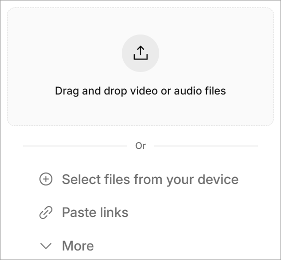 Drag and Drop Video files