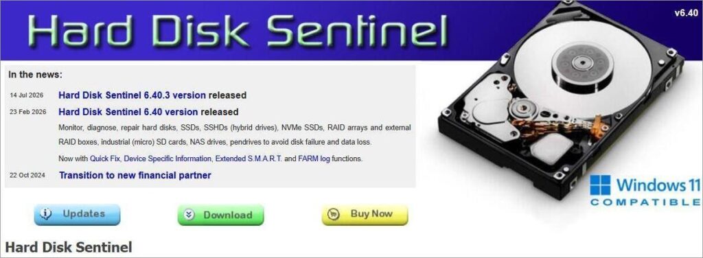 Hard Disk Sentinel